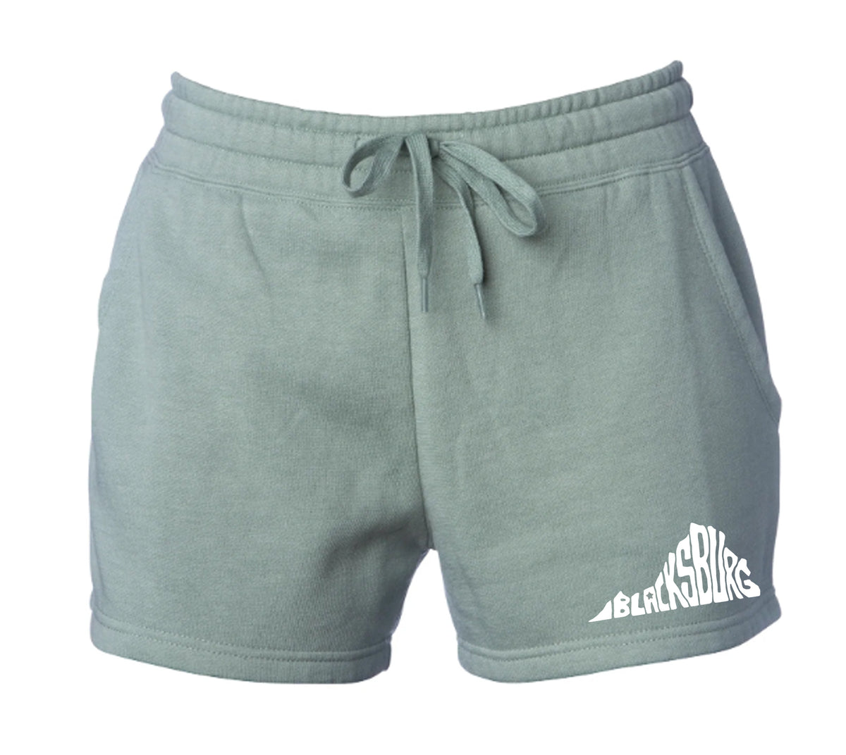 Girls Blacksburg Fleece shorts sage Greenhouse