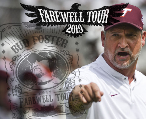 Bud Foster Farewell Tour tees