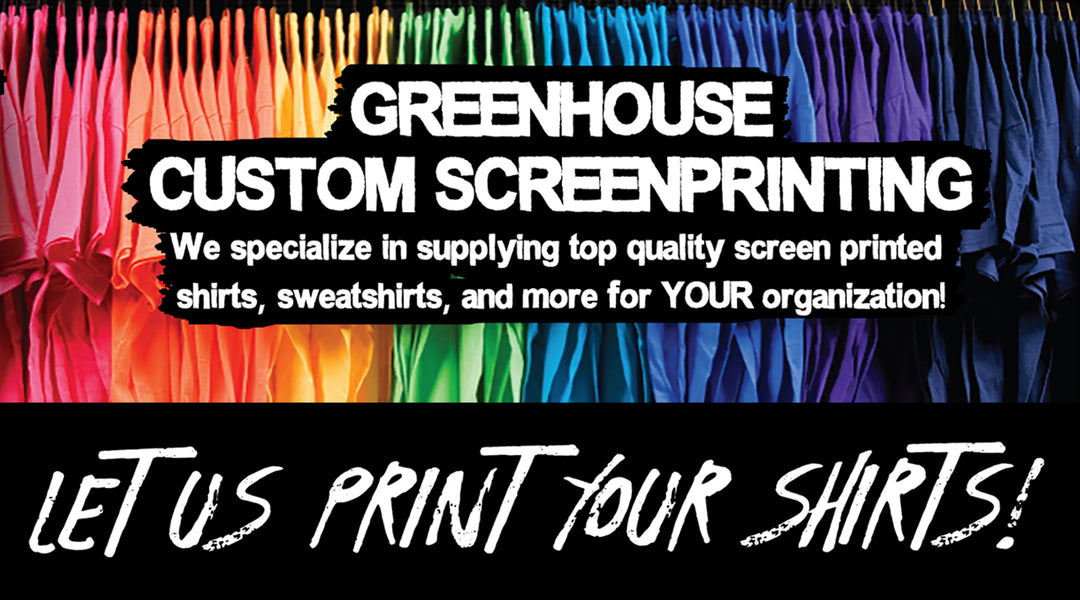 Greenhouse is the areas premier and custom tshirt printer