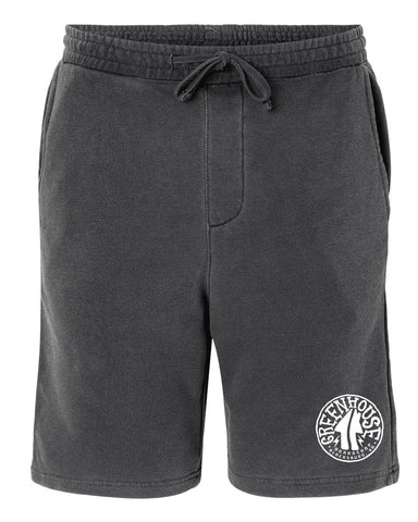 Greenhouse Fleece shorts - pigment dyed grey