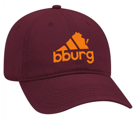 Blacksburg All Day hat - marroon