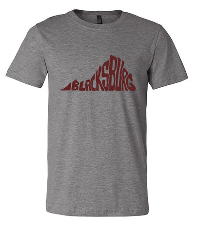 VA BLACKSBURG tee - heather grey