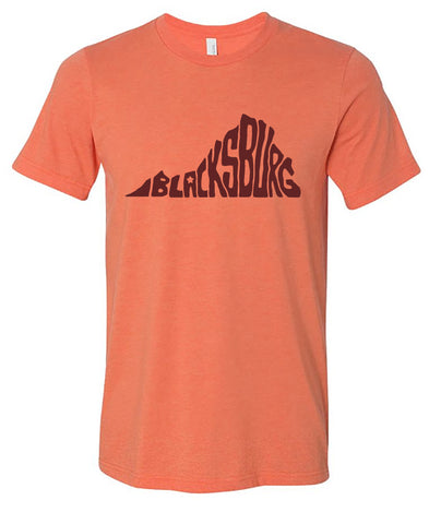 VA BLACKSBURG tee - heather orange