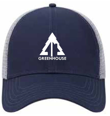 Greenhouse navy/grey mesh back hat